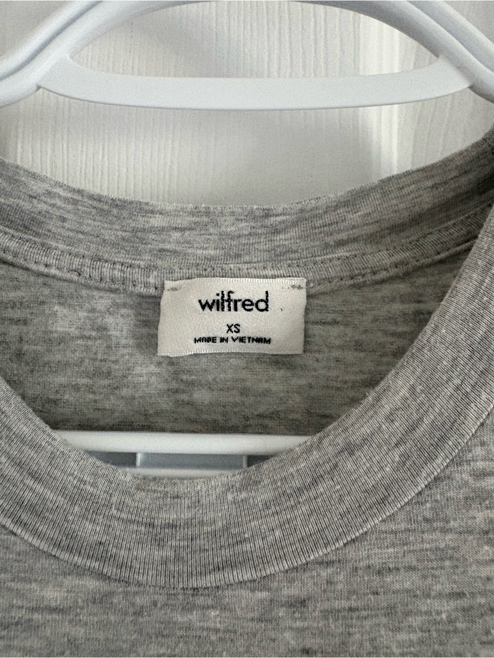 Wilfred Heather Gray Short-Sleeve Bodysuit